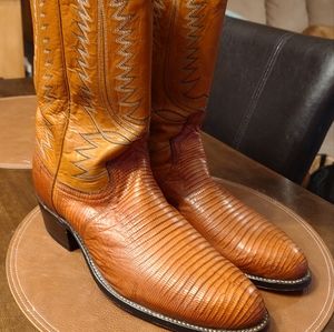 Vintage Dan Post Genuine Lizard Boots